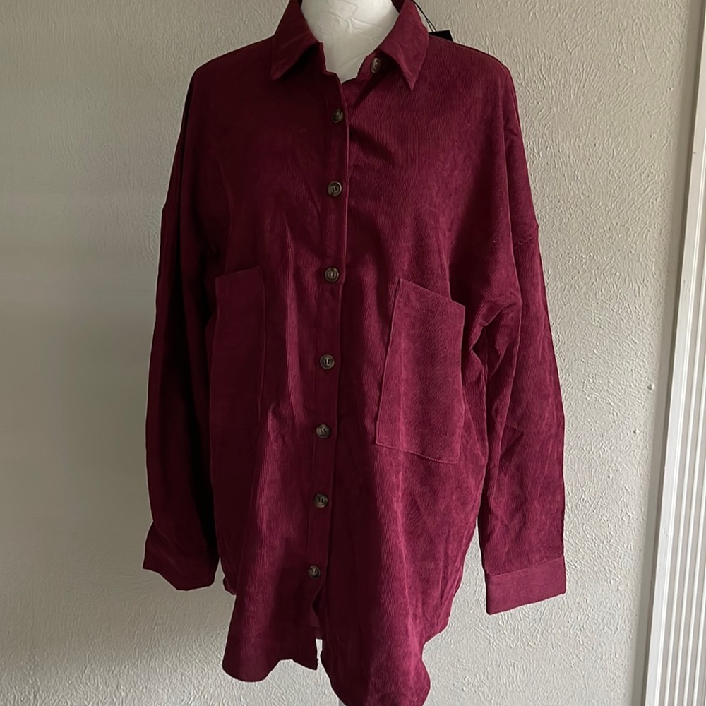 PRICE DROP Corduroy Shacket Size Medium